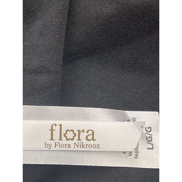 Flora by Flora Nikrooz Black & Silver Lace Robe Size L NWT - Picture 11 of 11